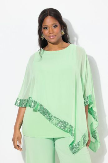Plus size veliki brojevi Bluza od šifona A kroja za punije
