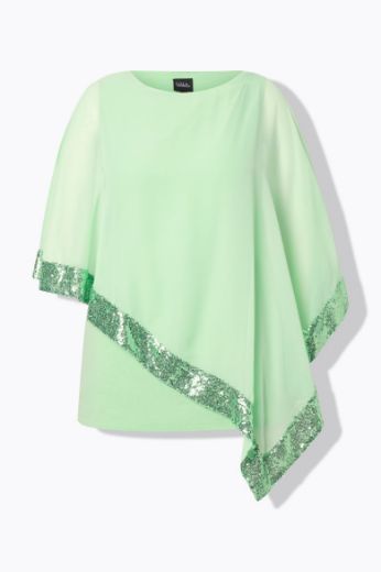 Plus size veliki brojevi Bluza od šifona A kroja za punije