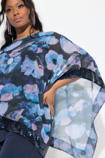 Plus size veliki brojevi Bluza od šifona 3/4 rukava za punije