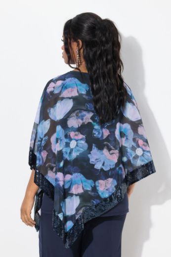 Plus size veliki brojevi Bluza od šifona 3/4 rukava za punije