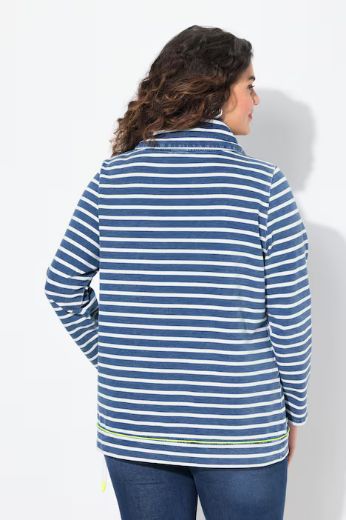 Plus size veliki brojevi Majica dugih rukava povišenog ovratnika za punije