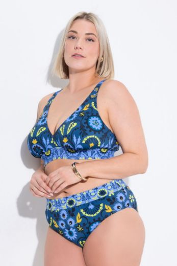 Plus size veliki brojevi Kupaći kostim dvodijelni s printom za punije