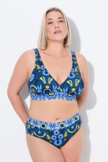 Plus size veliki brojevi Kupaći kostim dvodijelni s printom za punije