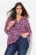 Veliki brojevi Bluza 3/4 rukava A kroja moda za punije