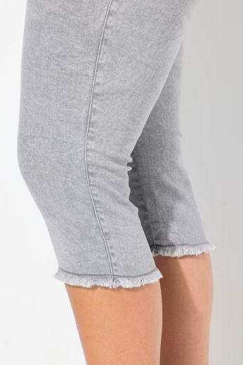 Plus size veliki brojevi Traperice Capri za punije