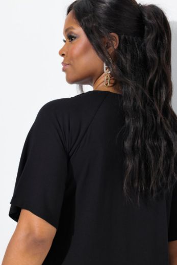 Plus size veliki brojevi Majica kratkih rukava A kroja za punije