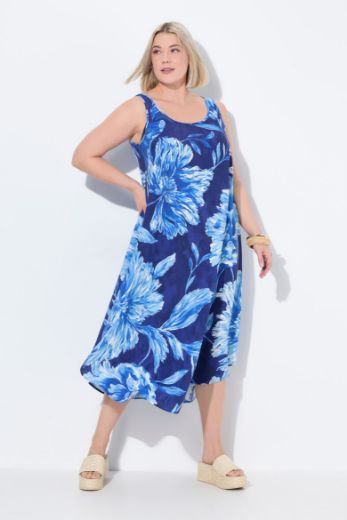 Plus size veliki brojevi Haljina maxi bez rukava za punije