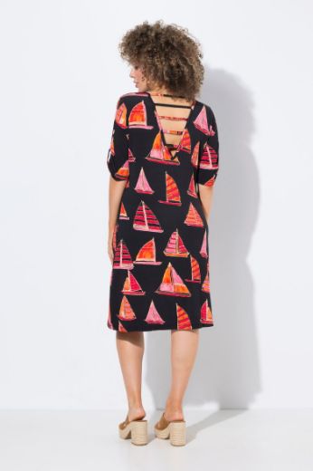 Plus size veliki brojevi Haljina midi A kroja za punije
