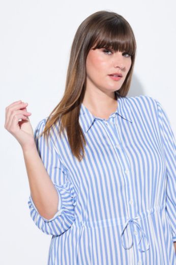 Plus size veliki brojevi Haljina 3/4 rukava A kroja za punije