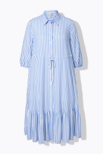 Plus size veliki brojevi Haljina 3/4 rukava A kroja za punije