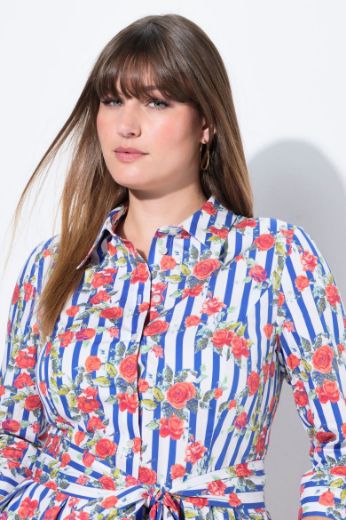 Plus size veliki brojevi Haljina maxi 3/4 rukava za punije