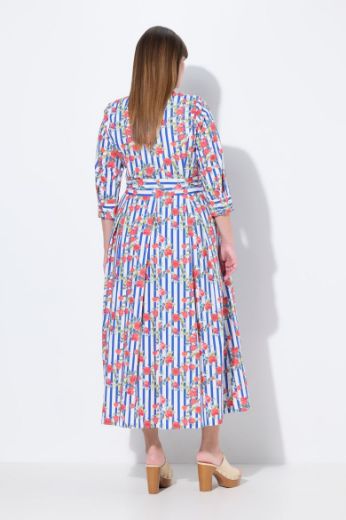 Plus size veliki brojevi Haljina maxi 3/4 rukava za punije