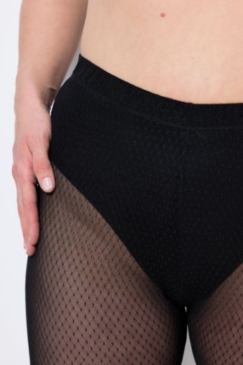 Plus size veliki brojevi Tajice mrežaste za punije