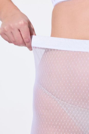 Plus size veliki brojevi Gaće mrežaste produženih nogavica za punije