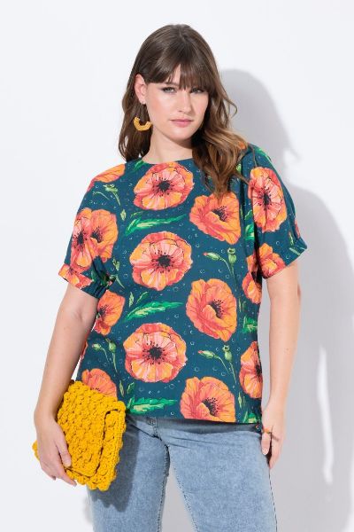 Veliki brojevi Bluza kratkih rukava moda za punije