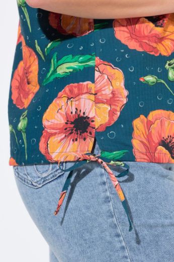 Plus size veliki brojevi Bluza kratkih rukava za punije