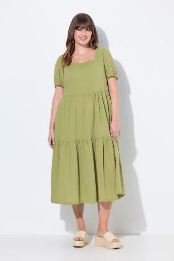 Plus size veliki brojevi Haljina maxi kratkih rukava za punije