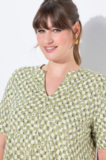 Plus size veliki brojevi Tunika kratkih rukava za punije