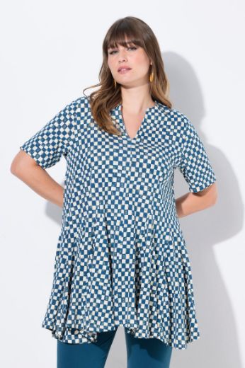 Plus size veliki brojevi Tunika kratkih rukava za punije