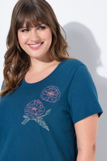Plus size veliki brojevi Majica kratkih rukava okruglog ovratnika za punije