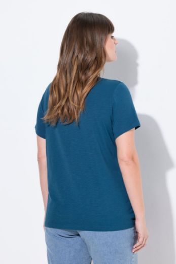 Plus size veliki brojevi Majica kratkih rukava okruglog ovratnika za punije