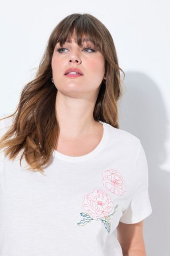 Plus size veliki brojevi Majica kratkih rukava okruglog ovratnika za punije
