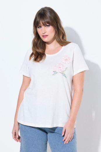 Plus size veliki brojevi Majica kratkih rukava okruglog ovratnika za punije