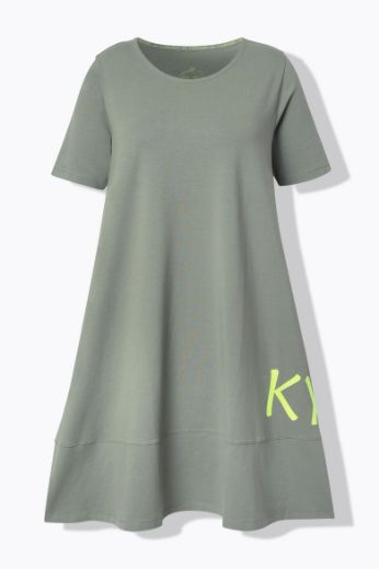 Plus size veliki brojevi Haljina sa grafičkim printom za punije