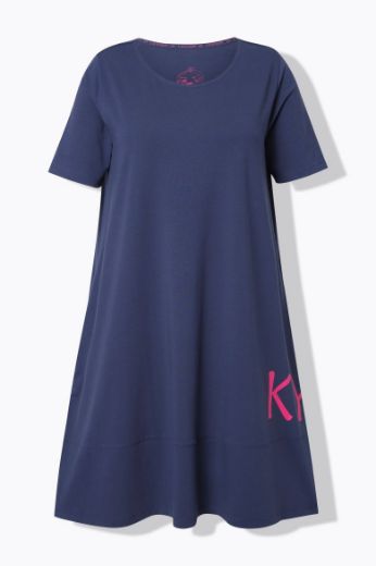 Plus size veliki brojevi Haljina sa grafičkim printom za punije