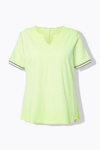 Plus size veliki brojevi Majica kratkih rukava žuta za punije