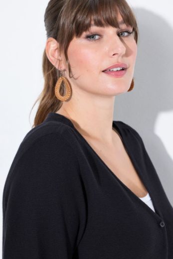 Plus size veliki brojevi Kardigan s 3/4 rukavima za punije