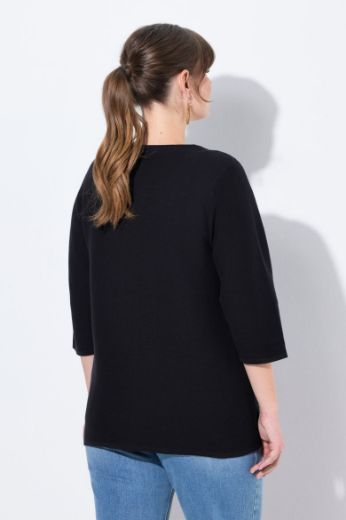 Plus size veliki brojevi Kardigan s 3/4 rukavima za punije