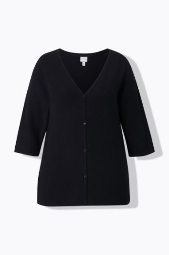 Plus size veliki brojevi Kardigan s 3/4 rukavima za punije