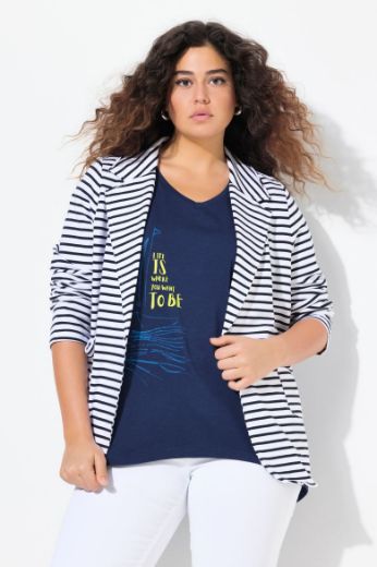 Plus size veliki brojevi Majica kratkih rukava s džepom za punije