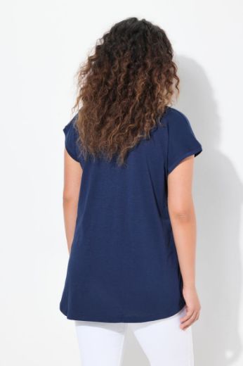 Plus size veliki brojevi Majica kratkih rukava s džepom za punije