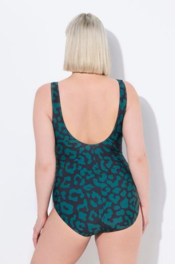 Plus size veliki brojevi Kupaći kostim jednodijelni s životinjskim printom za punije