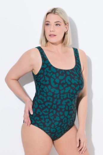 Plus size veliki brojevi Kupaći kostim jednodijelni s životinjskim printom za punije