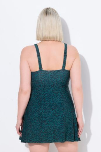 Plus size veliki brojevi Kupaći kostim haljina životinjskog printa za punije