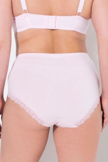 Plus size veliki brojevi Gaćice s dodatkom ukrasne čipke 3 komada za punije
