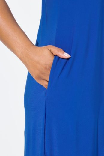 Plus size veliki brojevi Haljina bez rukava s otvorima za punije