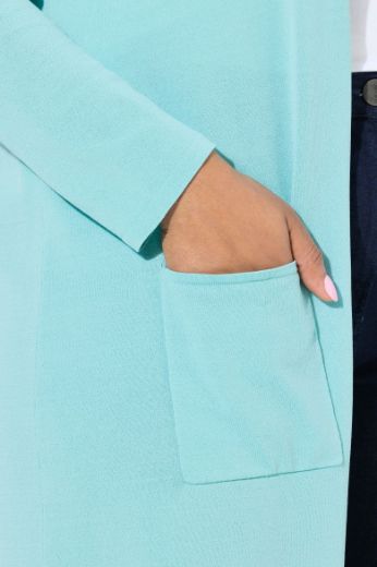 Plus size veliki brojevi Kardigan dužeg kroja za punije