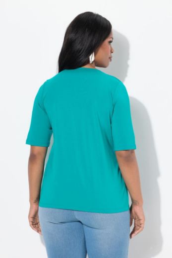 Plus size veliki brojevi Majica 2u1 na pruge za punije