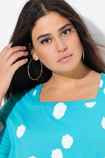 Plus size veliki brojevi Majica A kroja s printom točki za punije