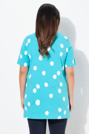 Plus size veliki brojevi Majica A kroja s printom točki za punije