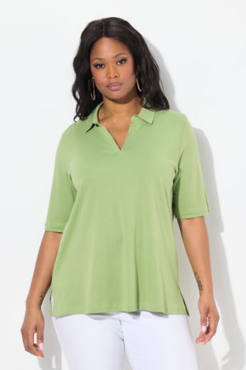 Plus size veliki brojevi Majica Polo za punije