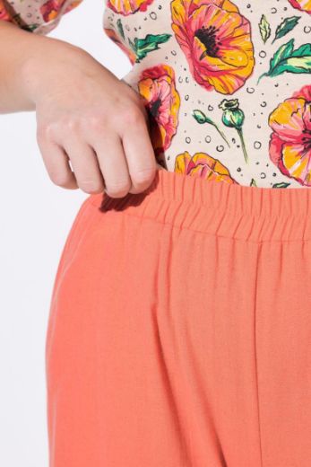 Plus size veliki brojevi Hlače lagane širokih nogavica za punije