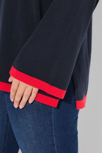 Plus size veliki brojevi Pulover V izreza za punije