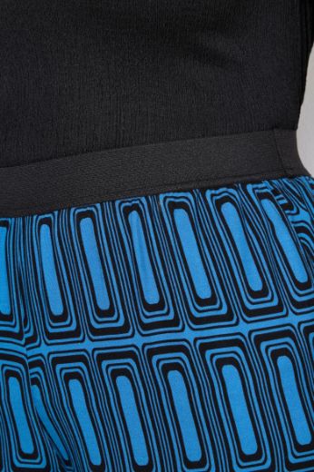 Plus size veliki brojevi Hlače lagane gometrijskog printa za punije