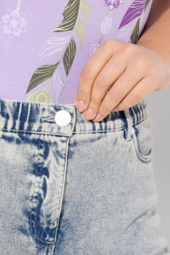 Plus size veliki brojevi Traperice povišenog struka za punije