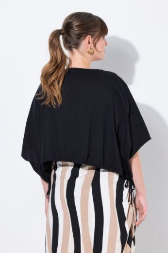 Plus size veliki brojevi Bluza na kopčanje kraćeg kroja za punije